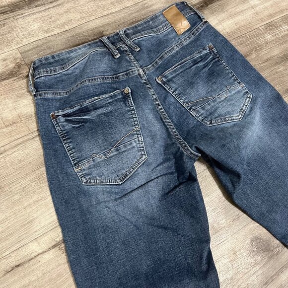 Depart West Buckle Seeker Slim Straight Denim Jeans Blue Men’s Size 29 x 32 - Picture 4 of 10